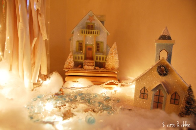 2 cats & chloe: Christmas Church in Village