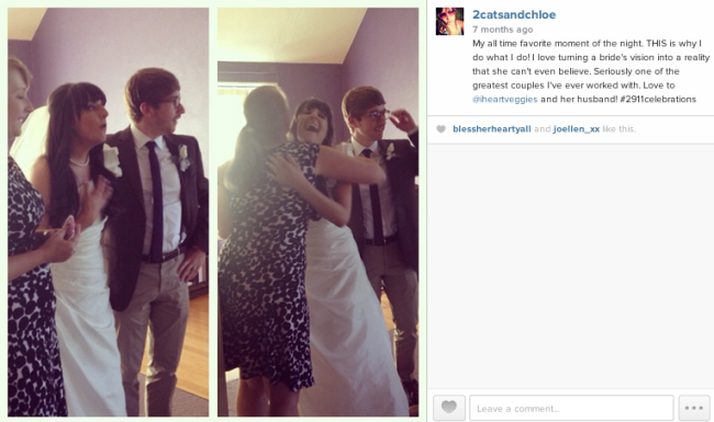 2 cats & chloe: 29:11 Celebrations, wedding planner