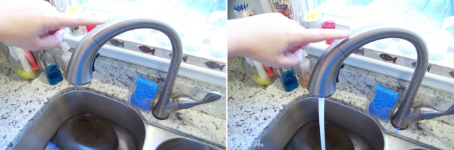 2 cats & chloe: touch activated faucet