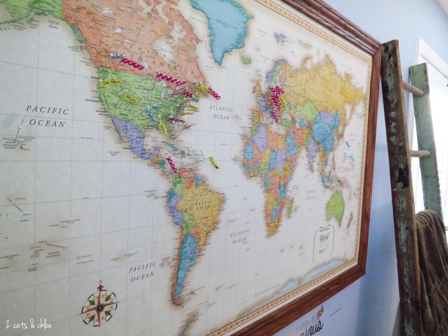 2 cats & chloe: DIY home decor for a traveler