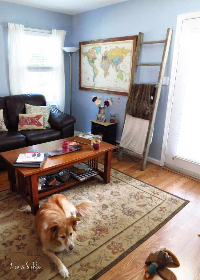 2 cats & chloe: how to decorate with maps