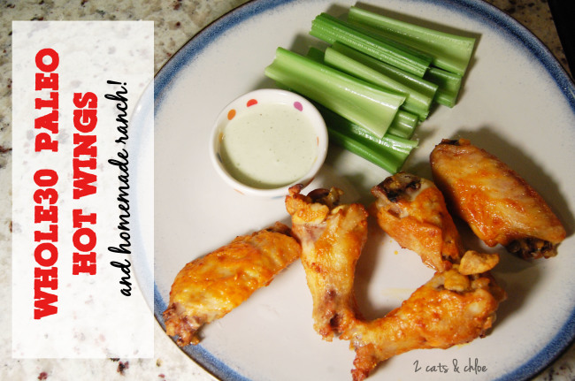 2 cats & chloe: Whole30 Hotwings