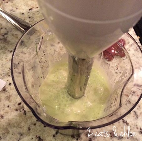 2 cats & chloe: hand blender, DIY ranch dressing, homemade salad dressing