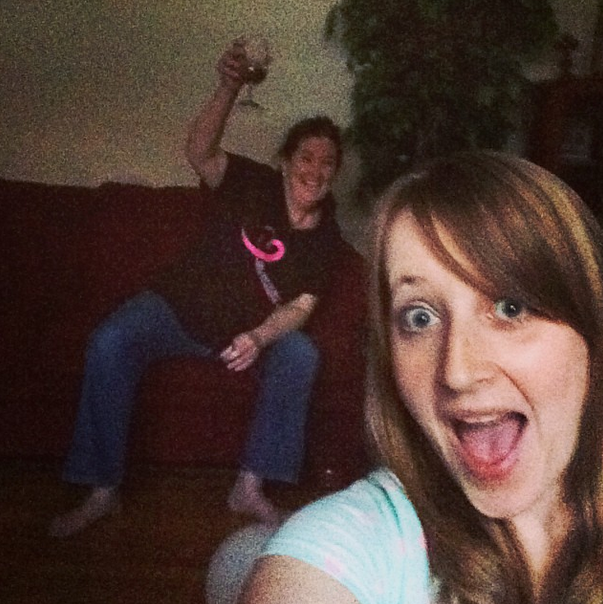 I drink wine for every showing