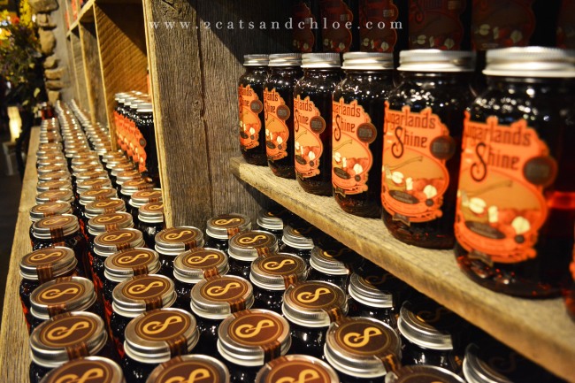 Mason Jars full of Moonshine, gatlinburg, TN