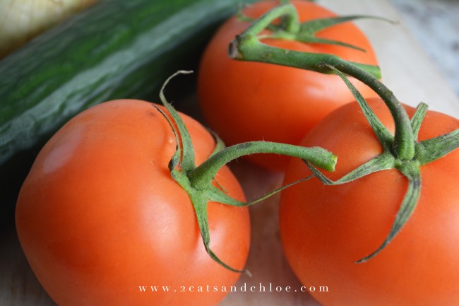 2 cats & chloe: Summer Homegrown Tomato Salad