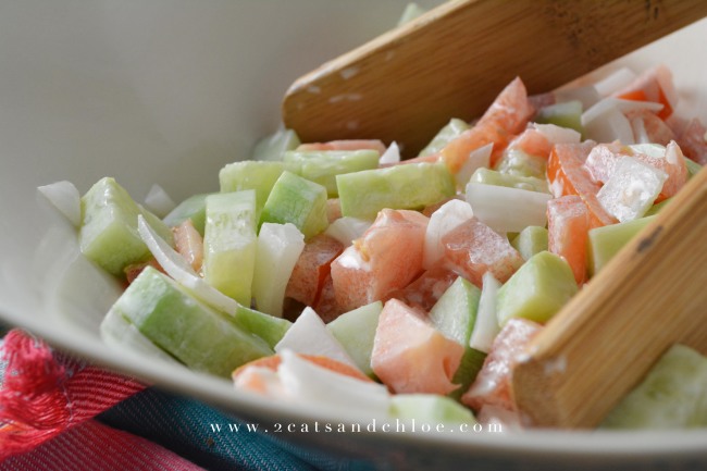 2 cats & chloe: Cucumber Salad