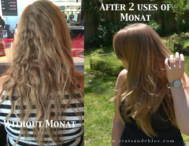 2 cats & chloe: Monat Results - before and after  //  natural hair care  // organic hair product