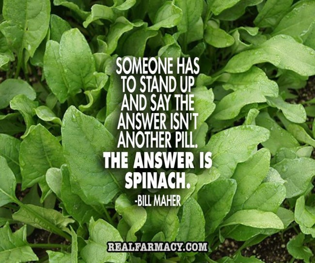 Spinach is the answer!