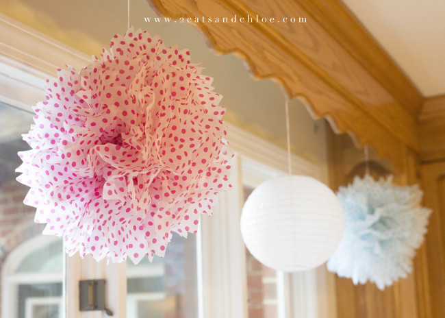 2 cats & chloe: Gender Reveal Party Decorations