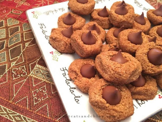 Gluten Free Christmas Kiss Cookies