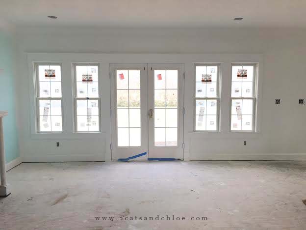 new house den windows and door