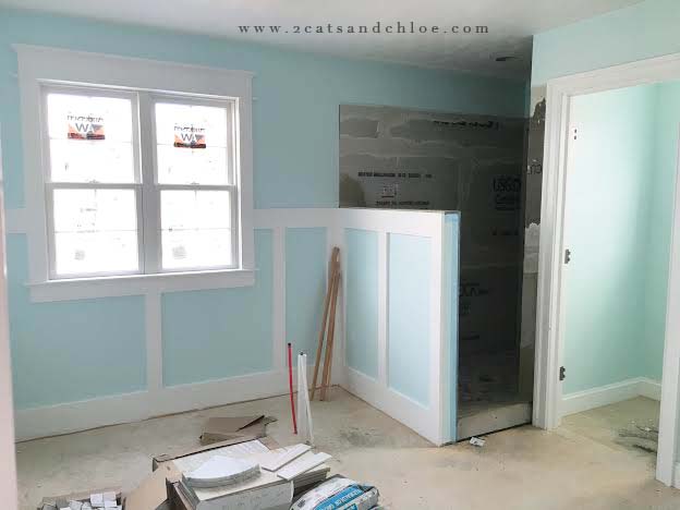 new house master bath