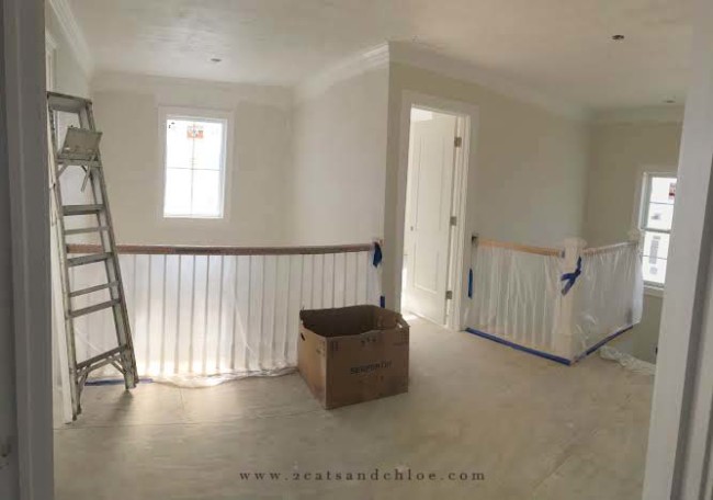 new house upstairs hall