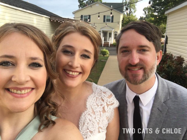 2 cats & chloe: wedding toast