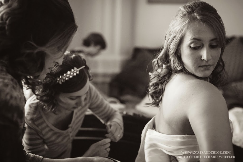 Tying up the Wedding Dress Tying up the Wedding Dress