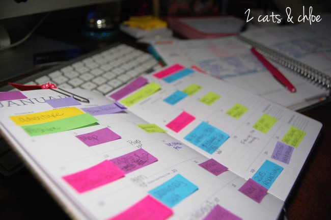 2 cats & chloe: How to: Blog Editorial Calendar