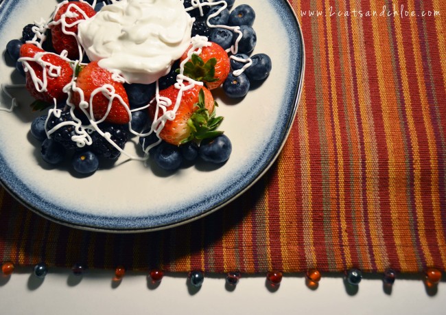 2 cats & chloe: Fruit and Coconut Cream