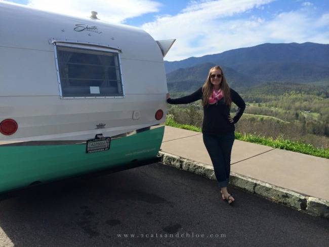 2 cats & chloe: 2015 shasta re-issue  //  skyline view in TN