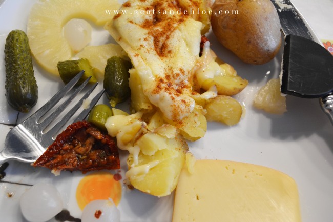 Swiss Raclette Cheese Dinner