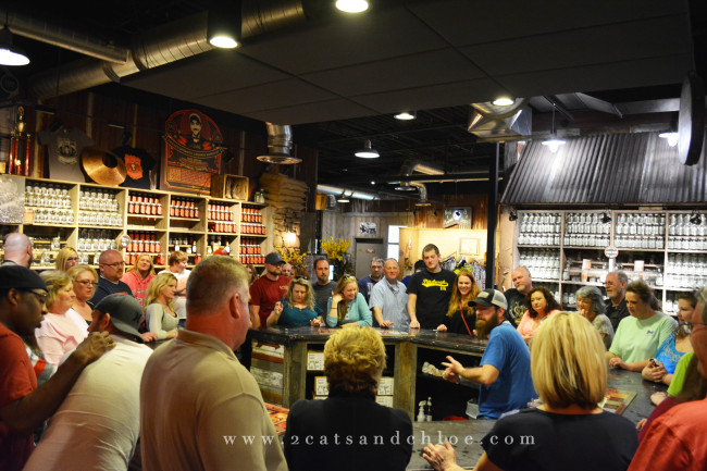 Moonshine tasting in Gatlinburg